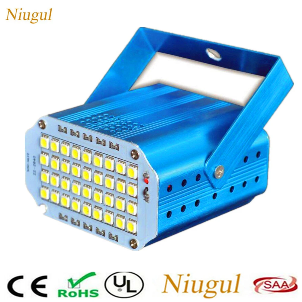 

Mini 36pcs LED Strobe Light ,RGB/White LED Stage Flash Lighting For Disco Home Party Stage Light,Sound Control LED Stroboscope