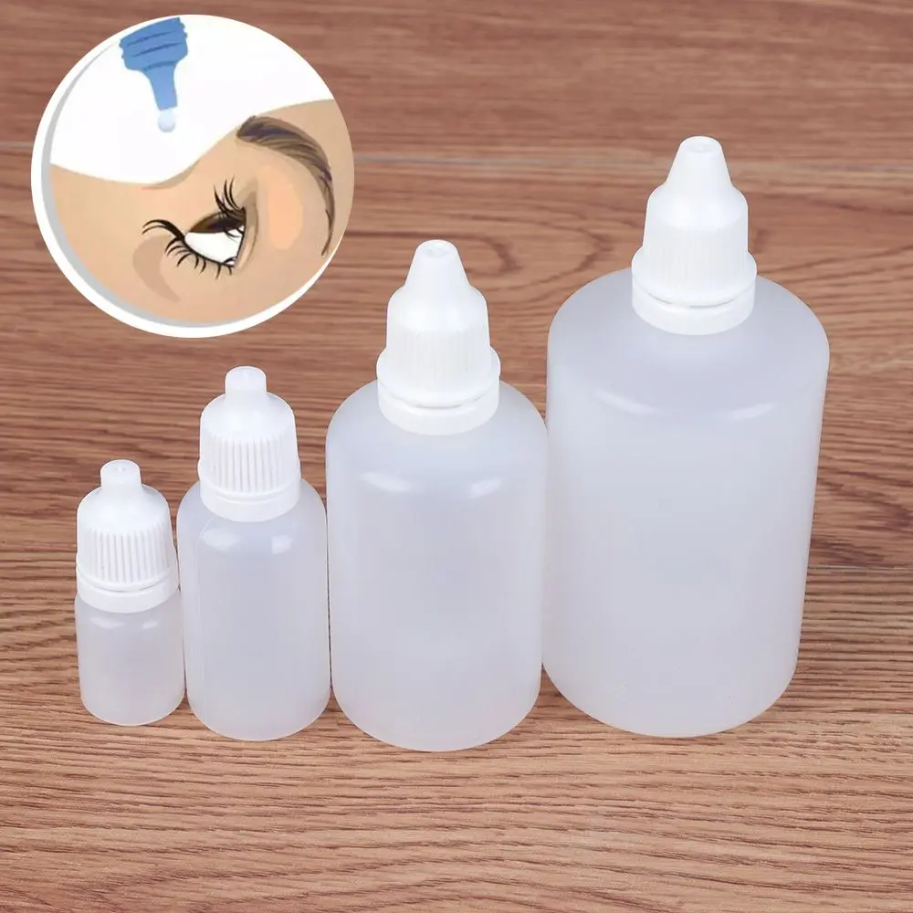 1/5pcs 5/10/15/20/50/100ml Reuse DIY Eye Dropper Scrapbooking Squeeze Bottle Glue Applicator Paper Quilling Empty Plastic