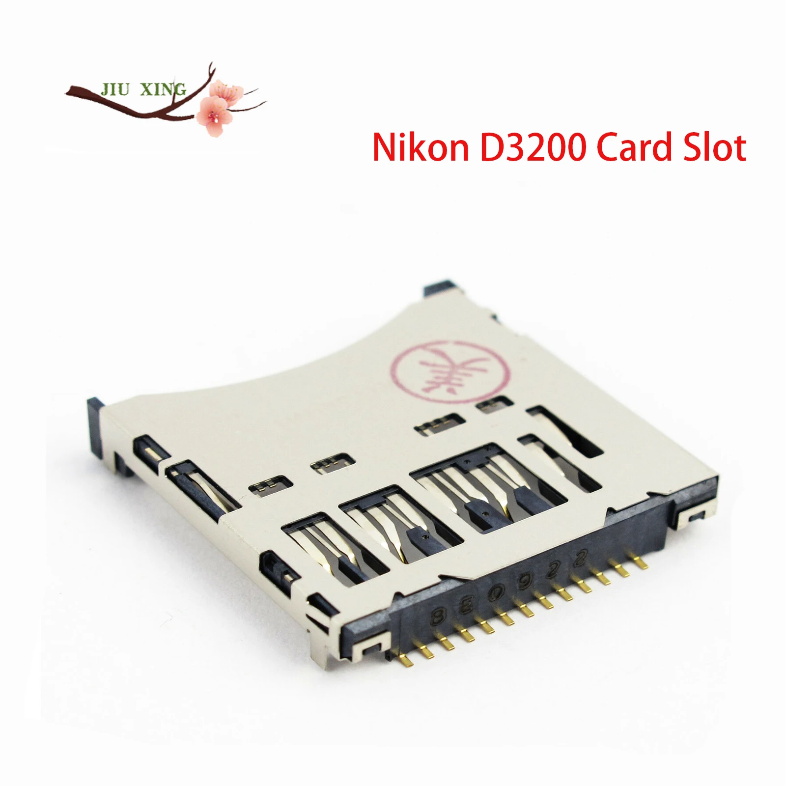 SD Memory Card Slot Component Reader Holder Assembly for Nikon D3200 D5200 D600 D610