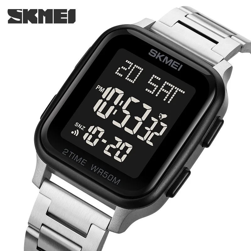 

SKMEI Men's Watches Alarm Countdown 50M Waterproof Outdoor Digital Sport Watch Men LED Electronic Wristwatches Relogio Masculino