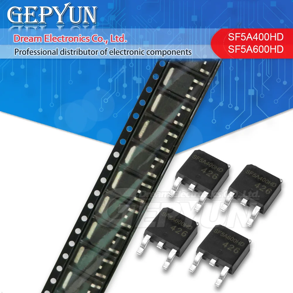 10pcs SF5A400HD SF5A600HD SF10A400HD TO-252 SF5A400 TO252 5A600HD SF10A400 new and IC