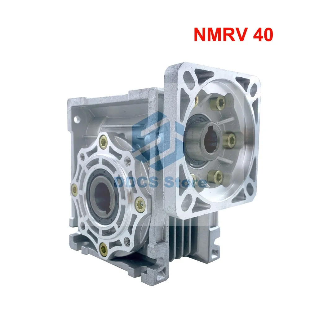 NMRV040 85mm Worm gear reducer Reduction ratio 80：1 input 14mm shaft for NEMA  34 stepper motor