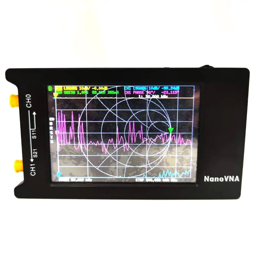 2023 New  NanoVNA H4 4 inch MicroSD  Vector Network Analyzer Antenna Analyzer Shortwave MF HF VHF UHF Talent