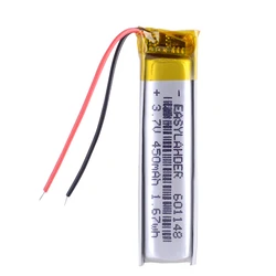 601148 3.7V 450MAH 561150 Lithium Polymer Batteries 601250 Used  Replacement For Rat 9 R.A.T 9 W1-1000XM2 Bluetooth Headphones