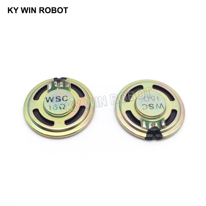 2pcs/lot New Ultra-thin speaker 16 ohms 0.5 watt 0.5W 16R speaker Diameter 30MM 3CM thickness 5MM