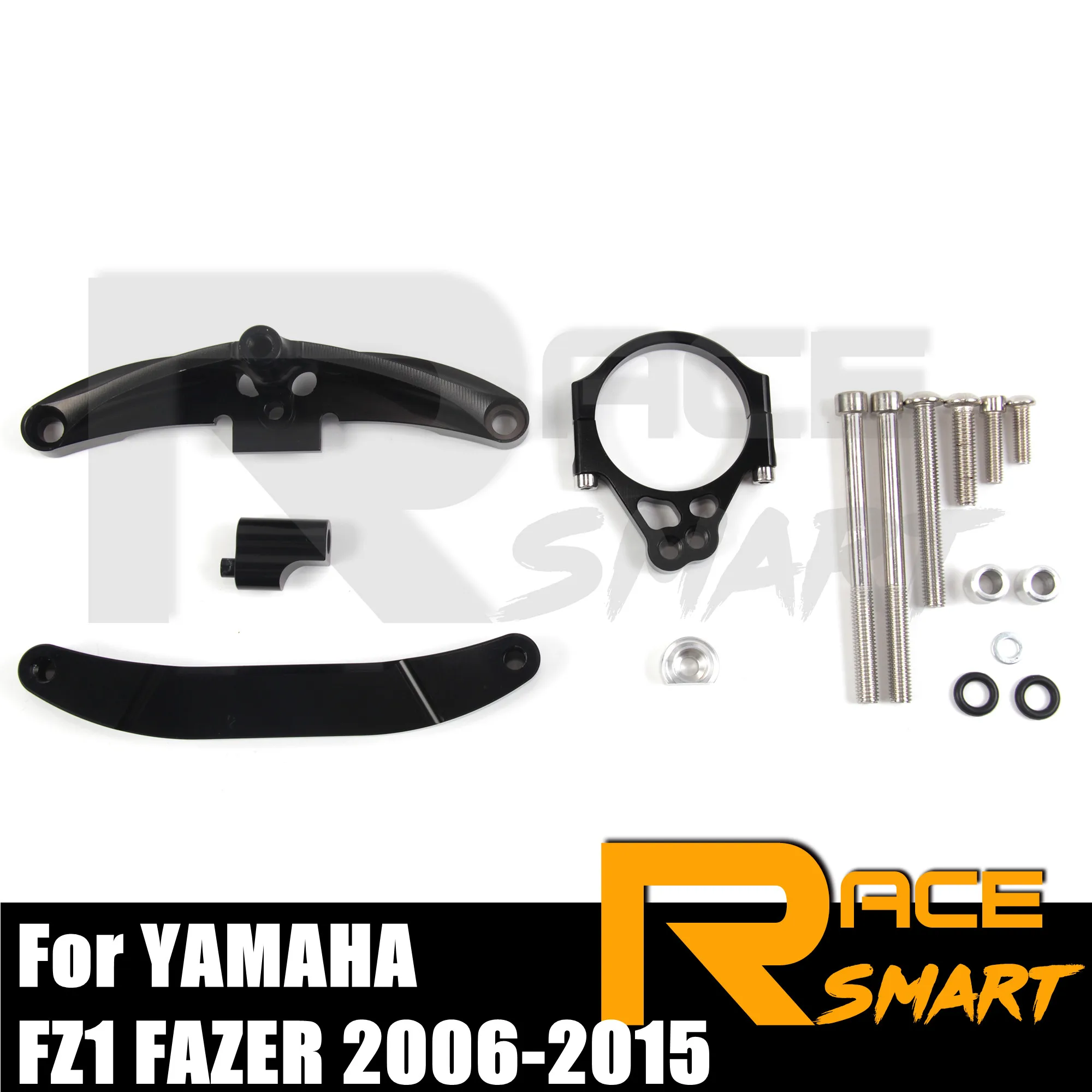 

1 Set Motorcycle Steering Damper Stabilizer Bracket For YAMAHA FZ1 FAZER 2006-2015 2007 2008 2009 2010 2011 2012 2013 2014 FZ-1