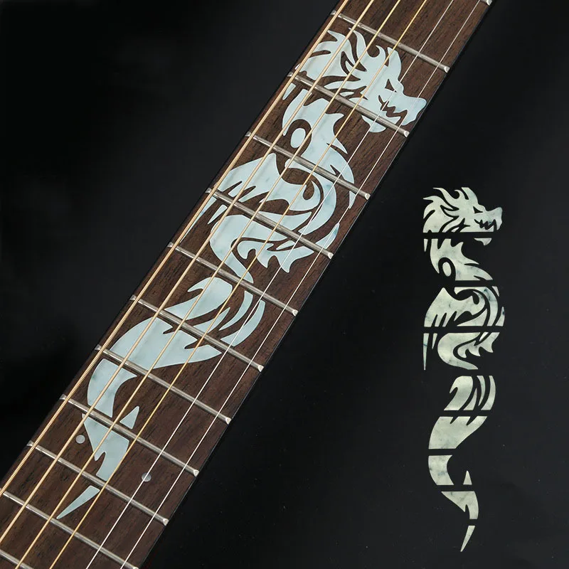 Guitar Fretboard Stickers Decals For Electric Acoustic Guitar Bass Ukulele Thin Sticker Guitar Accessories Tool