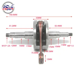 Crankshaft For Polini GP3 39CC Water cooled engine Pocket Bike