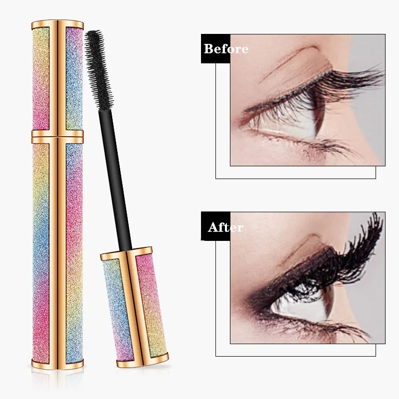 Starry Sky Eyelash Mascara Waterproof Full Professional Makeup Long Curling Thick Eyelash Extend Cosmetics Bright Starry T0559