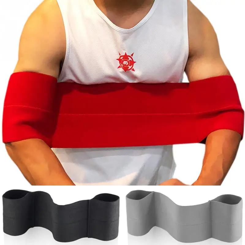 Gym Weightlifting Resistance Band Bench Press Sling Elbow Fitness Elastic Bandage Elbow Sleeves Slingshot Support