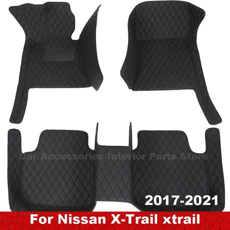 

Car Floor Mats For Nissan X-Trail xtrail 2021 2020 2019 2018 2017 Auto Interior Custom Protector Custom Accessories Carpets