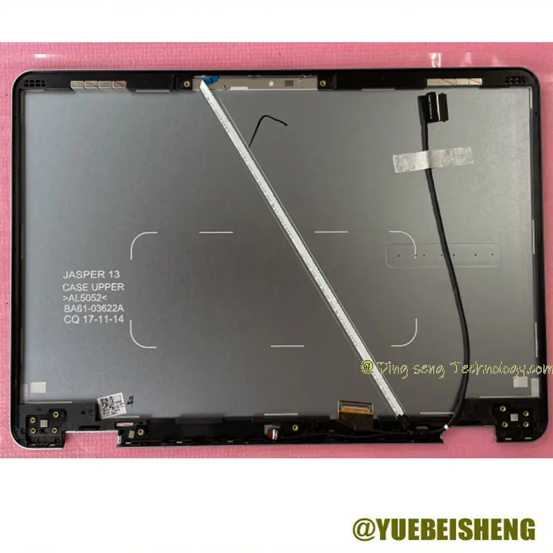 

YUEBEISHENG New for Samsung Notebook 7 Spin 13.3" NP730QAA 730QAA LCD back cover back shell A cover metal material