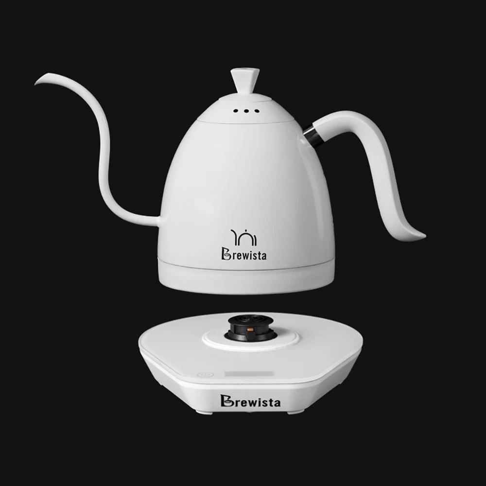 Brewista Gooseneck Kettl Coffee Pot Fine Mouth Brew Coffee Pot Pour Over Coffees Tea Kettle Variable Temperature Digital Kettle