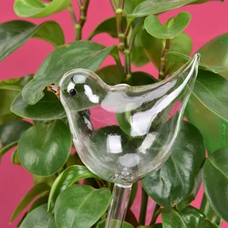 1pcs Plant Self Watering Globe Plants Water Bulbs Bird Shape Clear Glass/plastic Watering Device