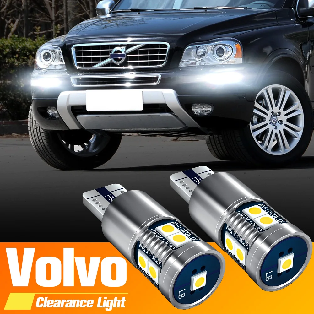 

2pcs LED Clearance Light Parking Bulb Lamp W5W T10 194 2825 Canbus For Volvo C30 C70 S40 S60 S70 S80 V50 V70 XC70 XC60 XC90