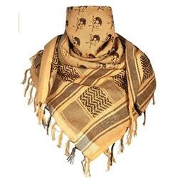 100% Cotton 110x110cm Tactical Keffiyeh Tactical Desert Scarf Military Arab Scarf Wrap Shemagh