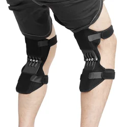 Rodilleras de apoyo para las articulaciones, protección de seguridad, refuerzo de rodilla de fuerza de resorte, Protector de piernas, articulación de elevación de potencia transpirable, rodilleras de rebote