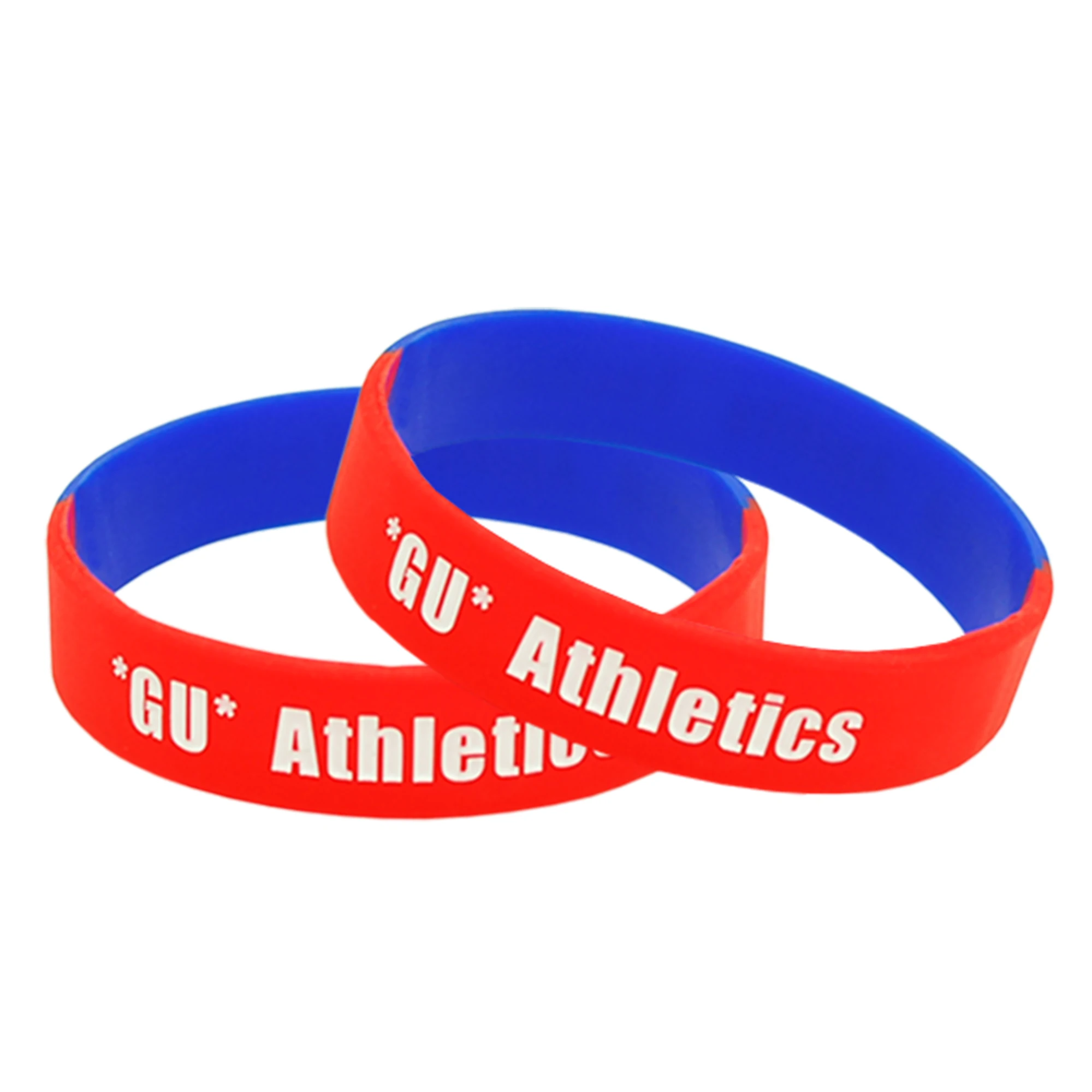 Personalized Silicone Wristband with Logo Printed, Rubber Bracelets for Motivation Events Gifts