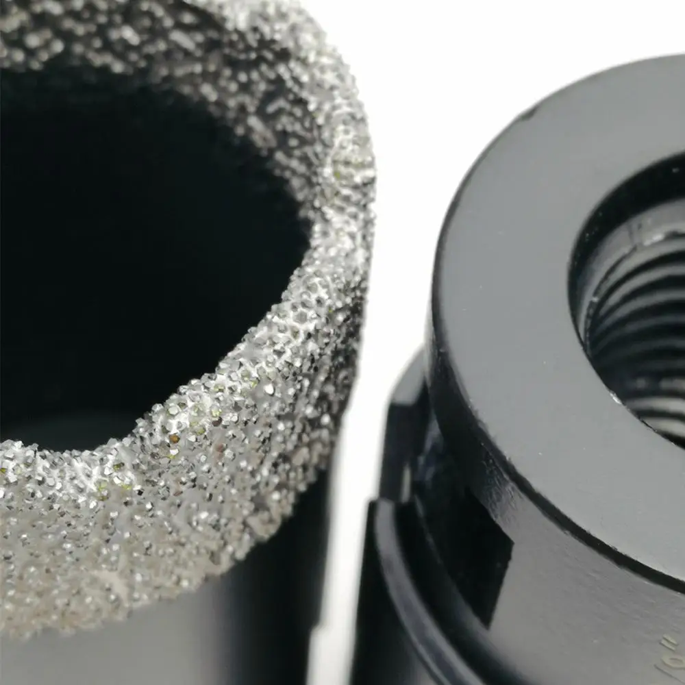 DIATOOL 2pcs 1-3/8" Vacuum brazed diamond Dry drilling bits with 5/8-11 connection Diameter 35mm