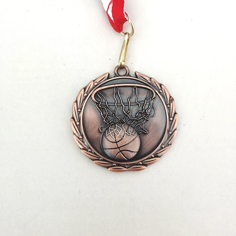 Ear Of Wheat basketball Medal School Sports Medal Gold Silver Copper Association Basketball Competition commemoration 4 Color5CM