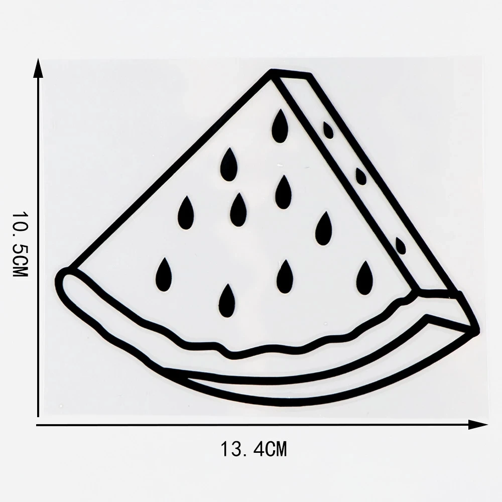 

13.4×10.5CM Watermelon Creative Car Stickers Vinyl Decals Car Window Decor