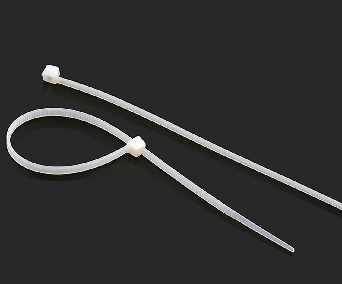 

5*200mm-8*500mm White Nylon Cable Ties Plastic Self-locking Cable Zipper Buckle Wire Zip Tie