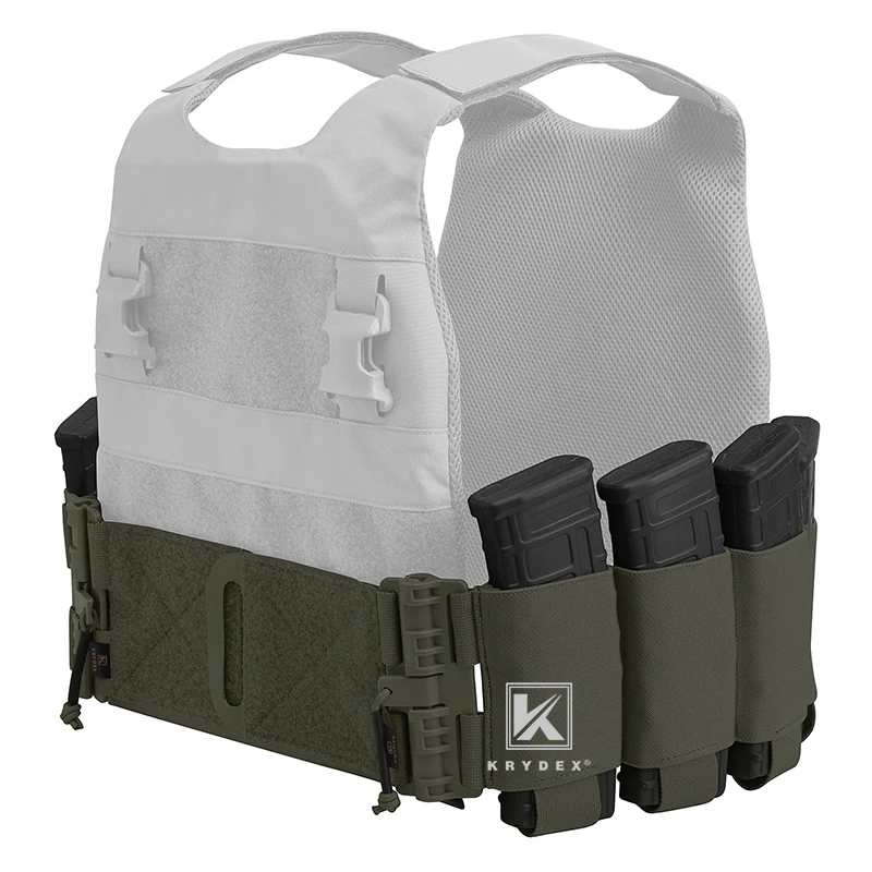 KRYDEX Quick Release Elastic Cummerbund For LBT LBX FCPC Vest RG 4 x AR Magazine Pouches Stretch Cummerbund Accessories 2PCS