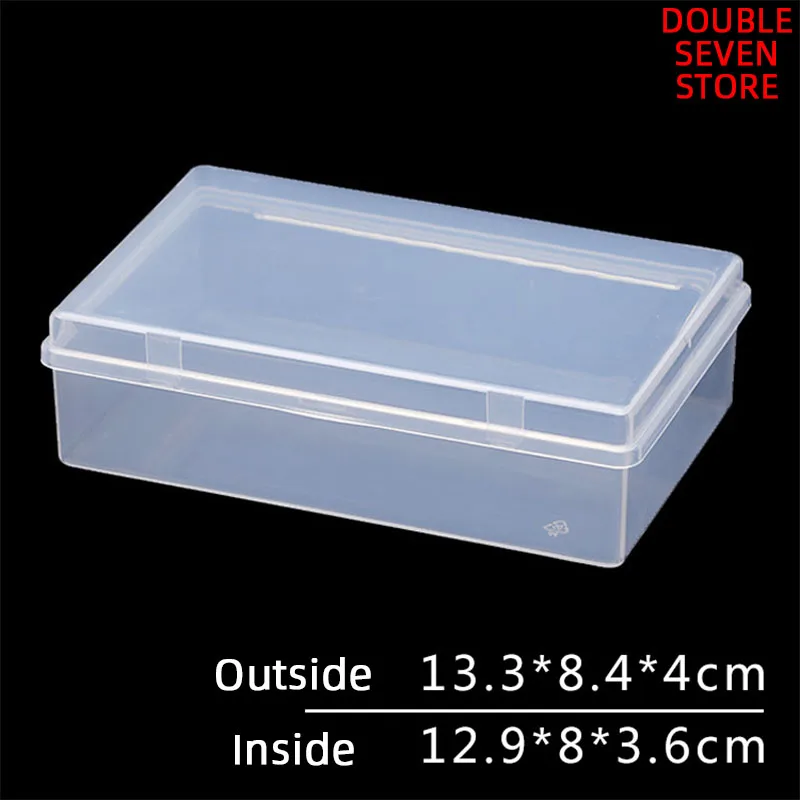 14cm Rectangular thickened PP small objects storage parts box packaging box with lid QTY 1PCS