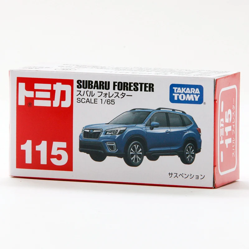 Takara Tomy-Tomica 115 Subaru Forester SUV azul metal Diecast veículo brinquedo carro, novo na caixa