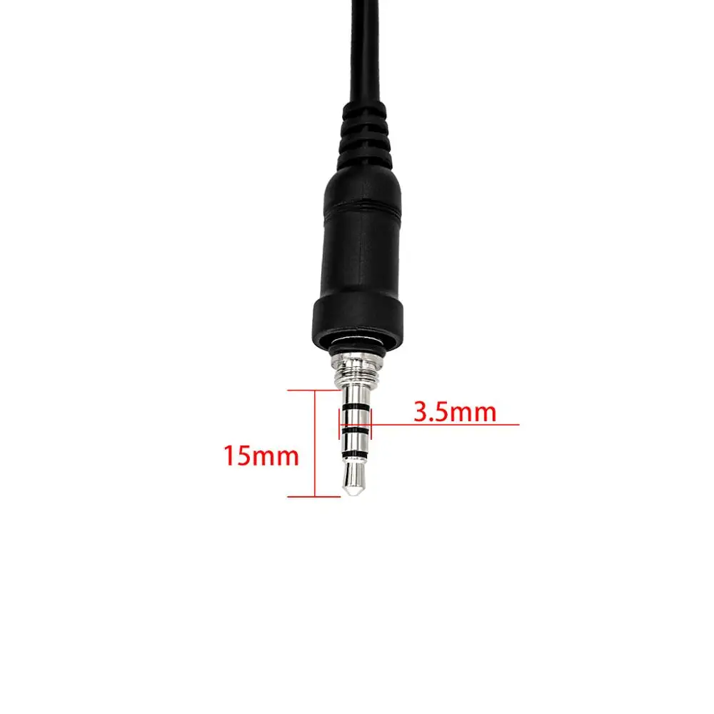 Yaesu Vertex U94 Ptt Spina adattatore per auricolare tattico per Yaesu Vertex VX-6R VX-7R VX6R VX7R FT-270 VX-127 VX-170 Walkie Talkie