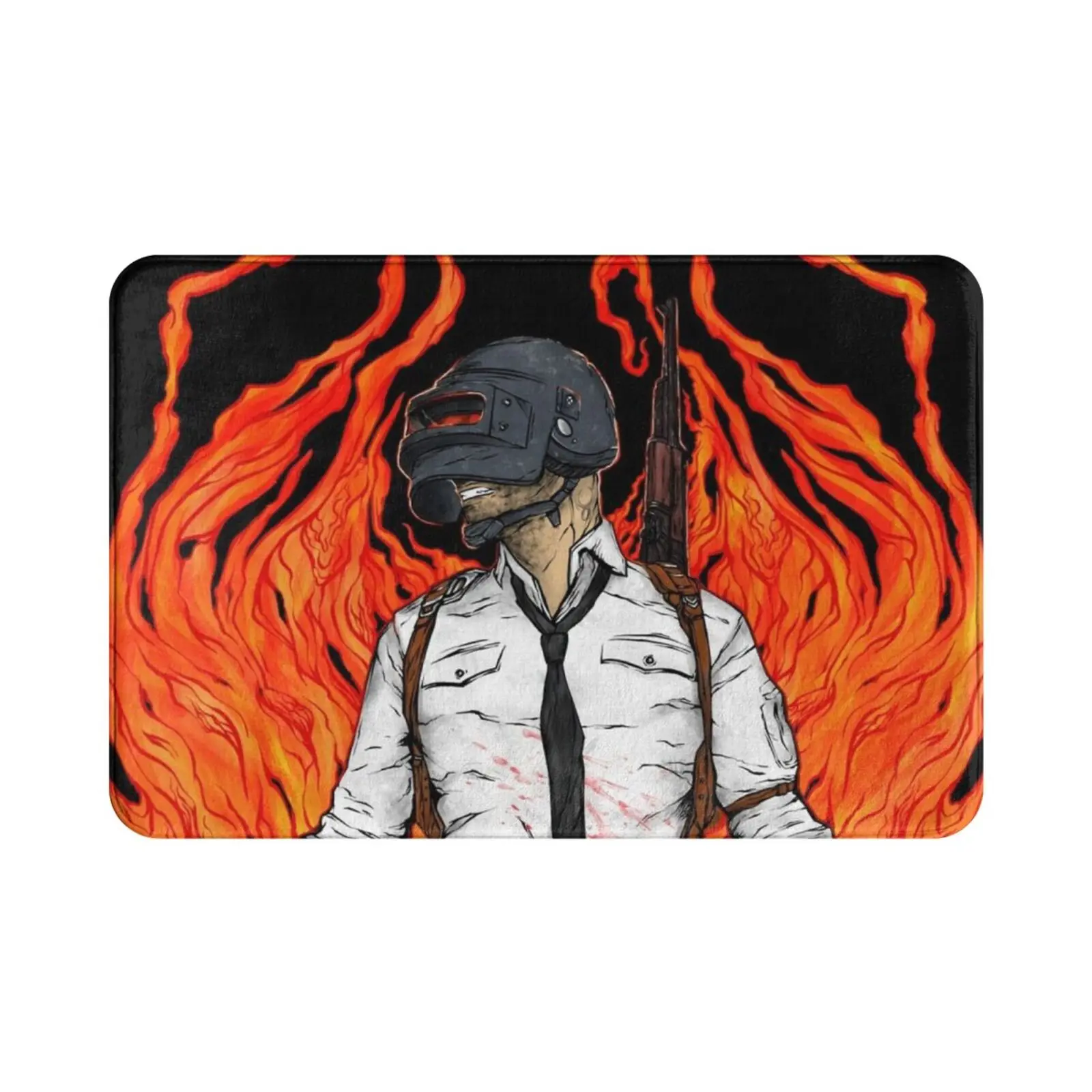 Pubg Carpet Mat Rug Cushion Soft Non-Slip Pubg Playerunknowns Battlegrounds Winner Chicken Dinner Pochinki Gatka Level 3