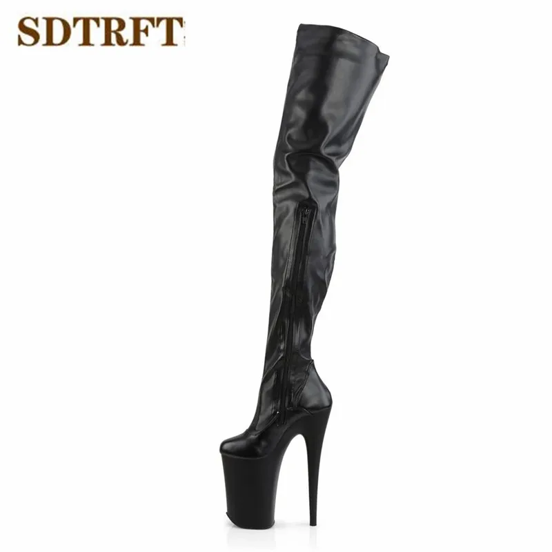 SDTRFT Fashion Show 23cm Thin Heels Over The Knee Boots Platform Unisex Botas Mujer Ladies Wedding Pumps Women's Party Shoes