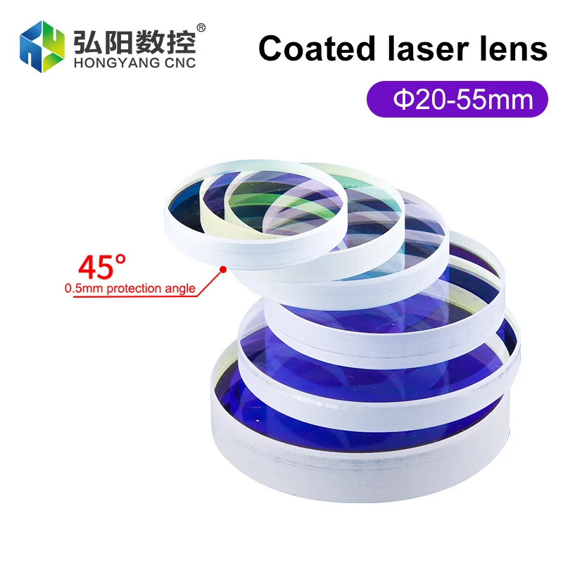 Optical Fiber Cutting Machine Laser Protection Lens Diameter 20 - 55mm Diamond Double-Sided Coating Quartz Welding Window