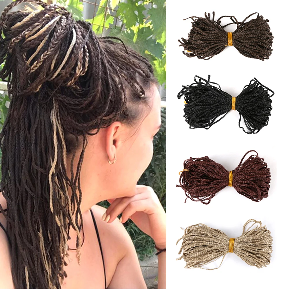 Hair Extensions Zizi Box Braids Hair Crochet Synthetic Hair Bundles Natifah 50g 28 Inch Balck Red Pink Brown Yellow Crochet Hair