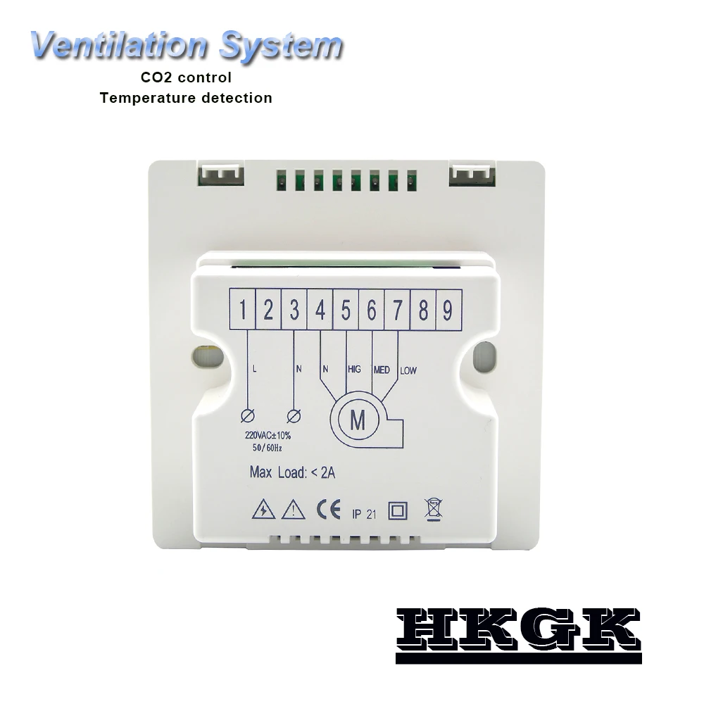 CO2 air controller RS485 air quality monitoring instruments,ventilation system controller