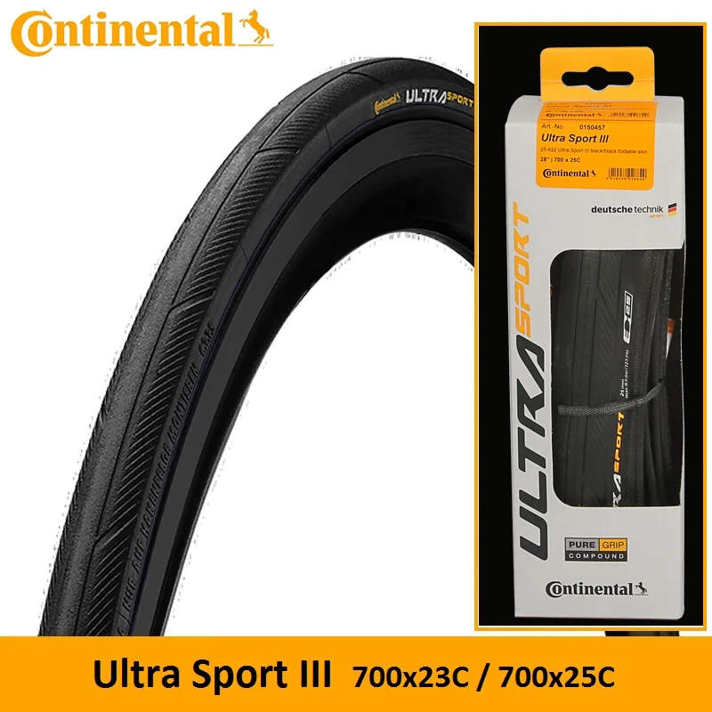 

Continental Ultra Sport III Foldable Skin Road Bike Tires Folding Bicycle 700x23C 25C 28C Tire Racing Cycling Pure Grip Tyre