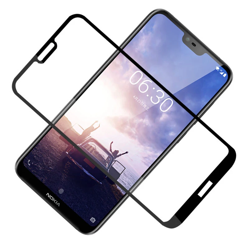 Gehärtetem Glas für Nokia 2,2 3,2 4,2 Full Screen Protector Für Nokia X6 X5 X3 2,1 3,1 5,1 6,1 7,1 7 Plus 2018 Schutzhülle Film