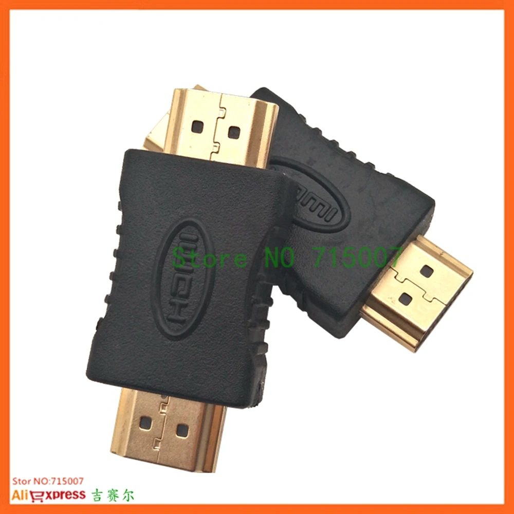 金メッキ HD 互換 HD オス - オス カプラー コネクタ エクステンダー アダプター コンバーター HDTV ラップトップ プロジェクター用