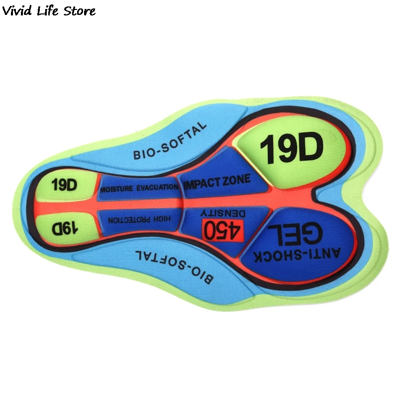 Coussin de short de cyclisme respirant 5D, coussin de Base de vélo en plein air, sous-vêtements 9D en Gel de silice, accessoires d'équitation