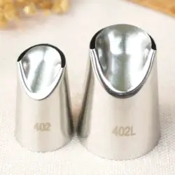 #402 #402L Large Size Piping Nozzles Pastry Tip Stainless Steel Icing Tipa Cake Cupcake Decorating Tools Create Chrysanthemum