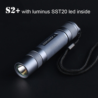 Flashlight Convoy S2 Plus Luminus SST20 Led inside Linterna 18650 Lanterna Torch Flash Light Camping Lantern Latarka Zaklamp