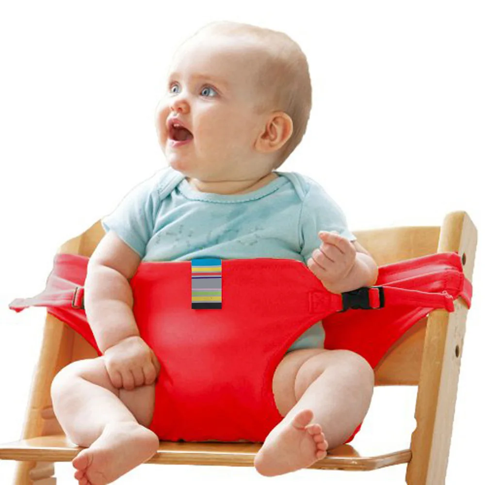 Cinture di sicurezza per seggiolino per bambini fascia per bambini pieghevole da viaggio portatile da pranzo sedia da pranzo alimentazione cintura ausiliaria Bebe Seguridad