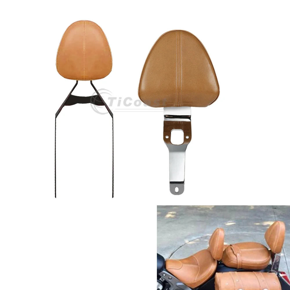 Motorcycle Driver Backrest Support Pad & Passenger Backrest For Indian Scout 2015-2020 Sixty 2016-2020