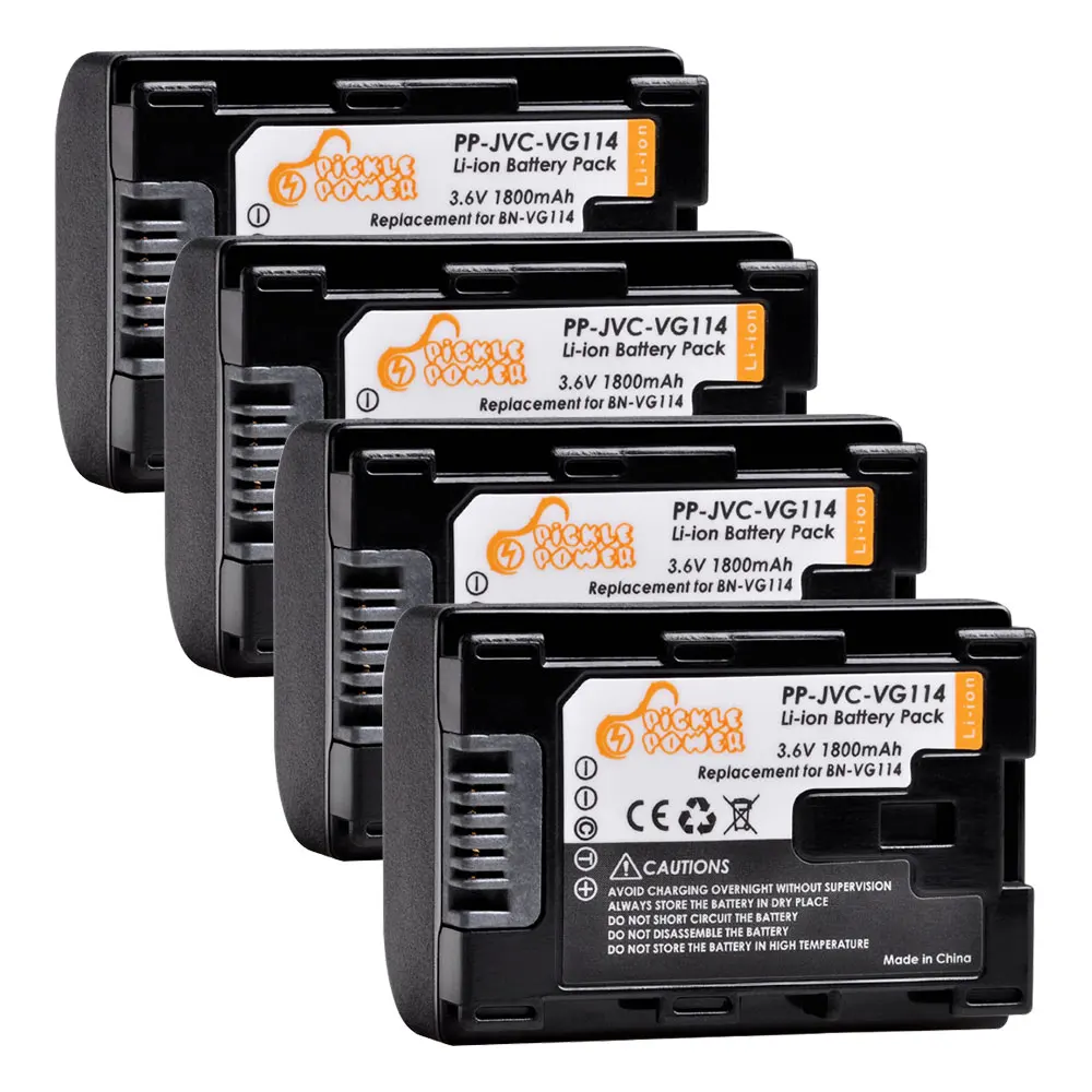 Pickle Power 1800mAh BN-VG114 Replacement Digital Battery For JVC BN-VG107 BN-VG107U BN-VG108U BN-VG108E BN-VG114U BN-VG114US image 3