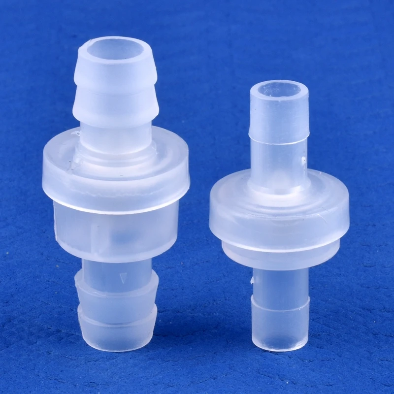 5~200pcs 3~12mm Mini PP Non-Pressure Check Valve Drip Irrigation Hose Joint Non-Return Valve Aquarium Tank Pipe One-way Valve