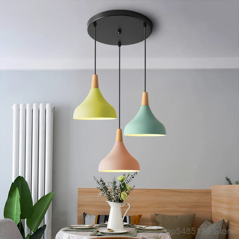 

Nordic Minimalist Led Pendant Lights Modern Dining Room Bedroom Bedside Bar Indoor Lighting Living Room Pendant Lamp Suspension