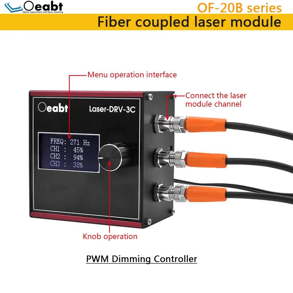Imagem -05 - Módulo do Laser da Fibra com Núcleo da Relação do Sma Série do Of20b Laser Acoplado mw 10 mw 20mw