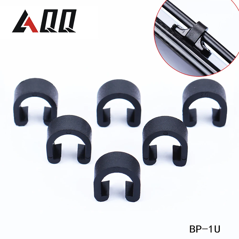 50/100pcs Jagwire MTB Bike C-Clips Buckle Hose Brake Line Gear Cable Housing Guide Brake Deduction Bicycle Accessory Cables