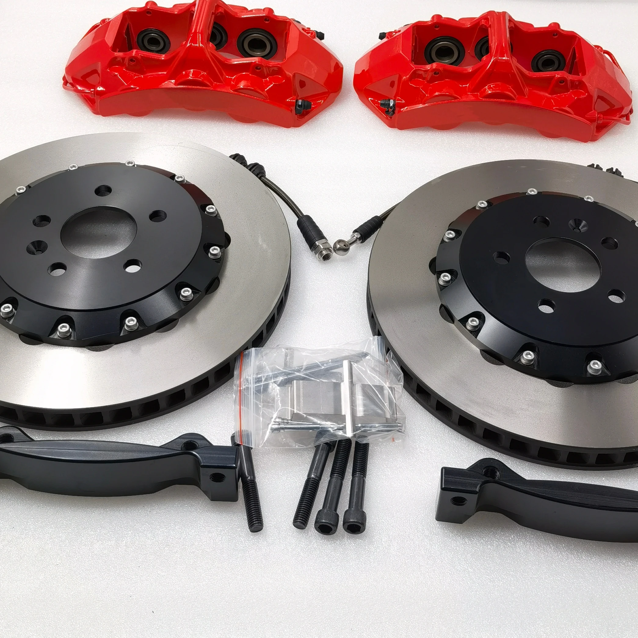 

High Performance Automotive Brake Accepts are used for Honda-18-inch front wheel GT6 calipers with brake pad 355x32 rotor kit