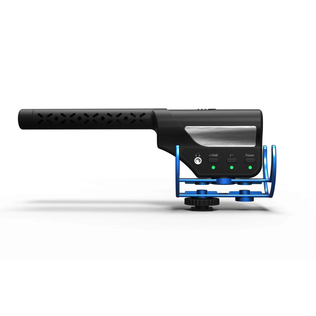 CELLA CITY – Microphone professionnel à condensateur, caméra SLR avec moniteur, prise d'enregistrement, filaire